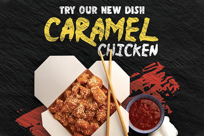 Oodles Chinese Launches New Caramel Chicken Dish